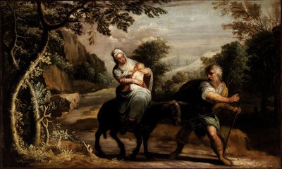 Huida a Egipto de Paolo Fiammingo