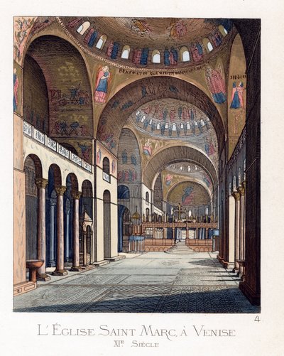 Interior de la Basílica de San Marcos de Venecia (Italia) de Paolo Mercuri