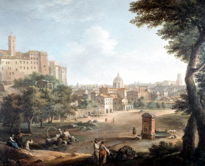 Vista sobre Campo Vaccino en Roma de Paolo Monaldi