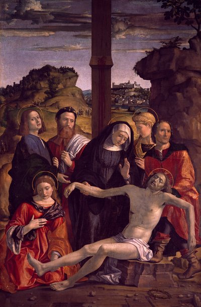 Deposición de Cristo (detalle) de Paolo Morando Cavazzola