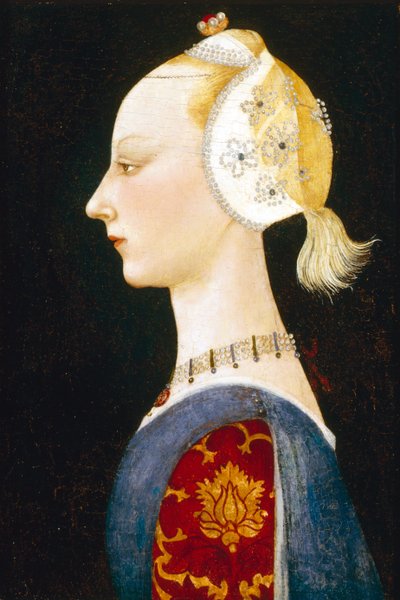 Una joven dama de moda, 1462-1465 de Paolo Uccello