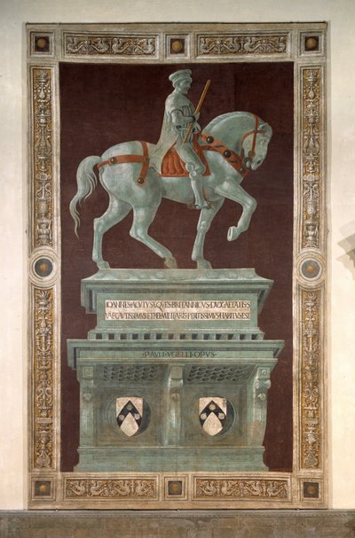Fresco que representa a John Hawkwood de Paolo Uccello