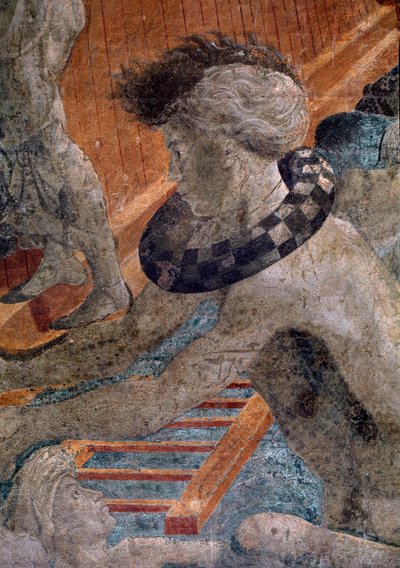 Noé y el diluvio (detalle) de Paolo Uccello