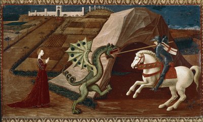 San Jorge y el Dragón de Paolo Uccello