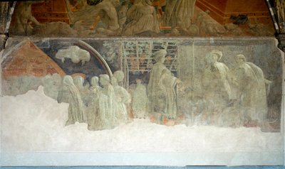 Historia de Noé, la embriaguez de Paolo Uccello