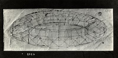 Estudio de un "mazzocchio" (base acolchada enrollada de una capucha) de Paolo Uccello