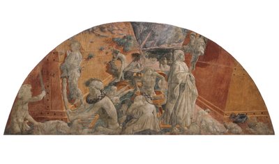 El diluvio y las aguas retrocediendo de Paolo Uccello