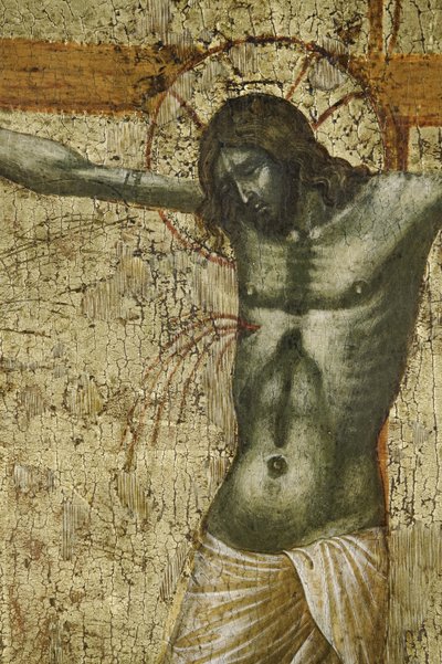 Cristo, detalle del Políptico de la Crucifixión con Santos 1630100 de Paolo Veneziano