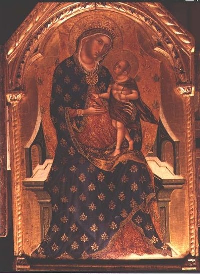 Madonna y Niño entronizados de Paolo Veneziano