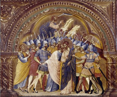 La captura de Cristo (detalle) de Paolo Veneziano