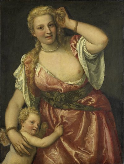Venus y Cupido de Paolo Veronese (workshop of)