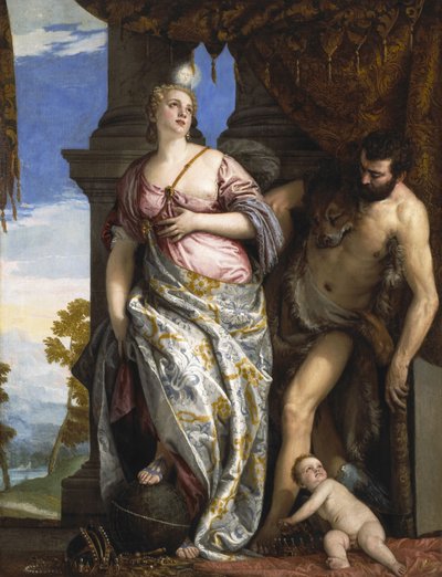 Alegoría de la sabiduría y la fuerza de Paolo Veronese