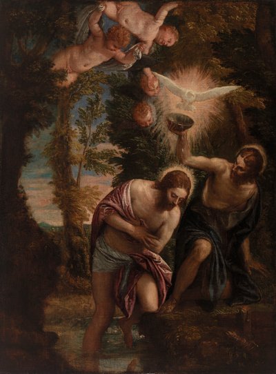bautismo de cristo de Paolo Veronese