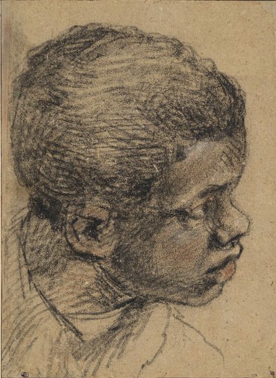 Cabeza de un niño negro, siglo XVI de Paolo Veronese