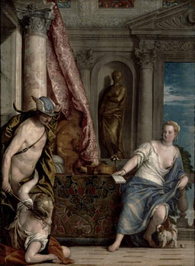 Hermes, Herse y Aglauros de Paolo Veronese