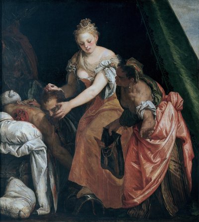 Judith con la cabeza de Holofernes, c. 1580 de Paolo Veronese