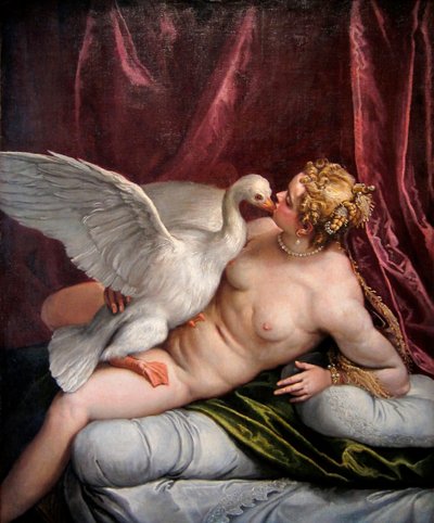 Leda y el Cisne, 1585 de Paolo Veronese