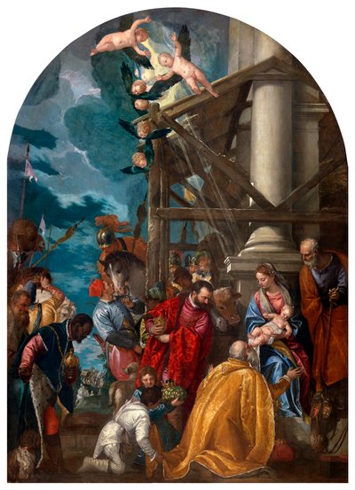 La adoración de los magos de Paolo Veronese