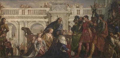 La Familia de Darío ante Alejandro, c. 1565 de Paolo Veronese