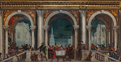 La fiesta en la casa de Leví, 1573 de Paolo Veronese