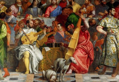 Las Bodas de Caná (detalle) de Paolo Veronese