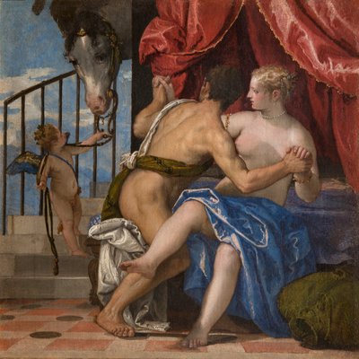 Venus y Marte, ca. 1575 de Paolo Veronese