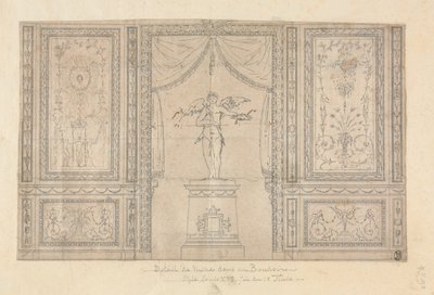 Statue of Cupid in a Wall Niche de Paolo Vincenzo Bonomini