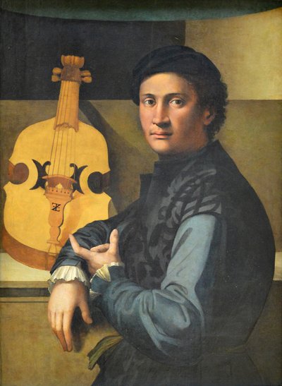 Retrato de un jugador de viola de Paolo Zacchia the Elder