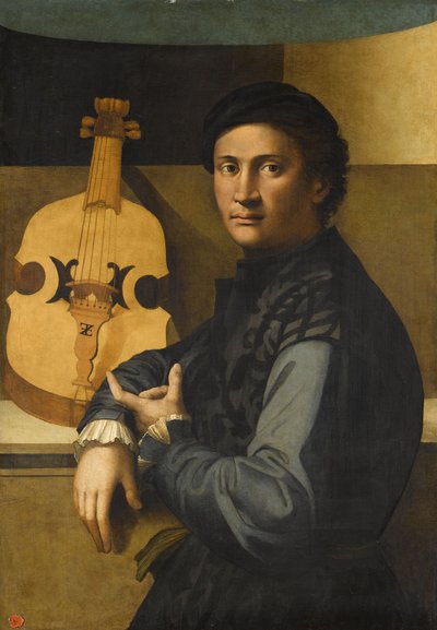 Retrato de un violista de Paolo Zacchia the Elder