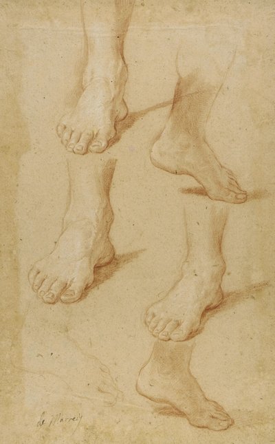 Dibujo de Paolo de Matteis