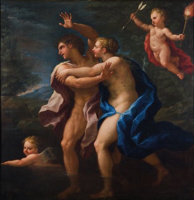 Salmacis y Hermafrodito de Paolo de Matteis