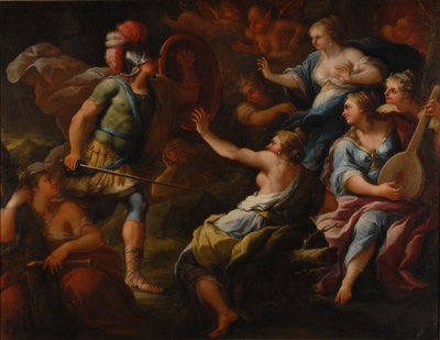 Aquiles descubierto por Ulises entre las hijas de Licomedes en Skyros de Paolo di Matteis