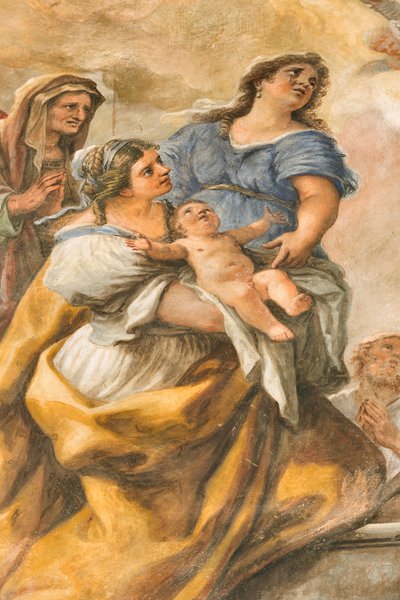 Frescos que representan la vida de San Cataldo de Paolo di Matteis