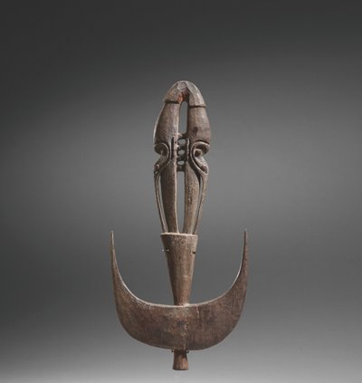 Gancho de suspensión (Samban), Iatmul, Sepik Medio, Papúa Nueva Guinea (madera) de Papua New Guinean