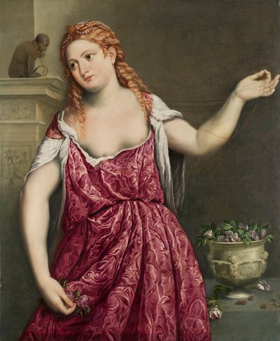Retrato de una joven de Paris Bordone