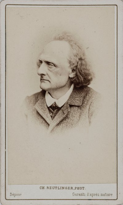 Retrato del pianista y compositor Henry Litolff 1818-1891 de Paris . Photo studio Reutlinger