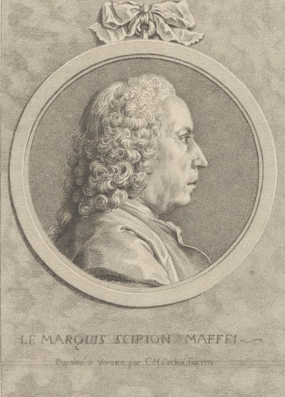 Le Marque Scipion Maffei, 1750 de Pariset