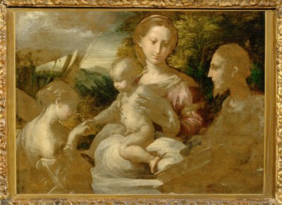 El matrimonio místico de Santa Catalina - La mística ... de Parmigianino (1503-40)