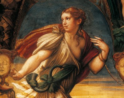 Leyenda de Diana y Acteón (detalle) de Parmigianino