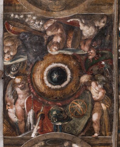 Putti, detalle, c.1523 (fresco) de Parmigianino