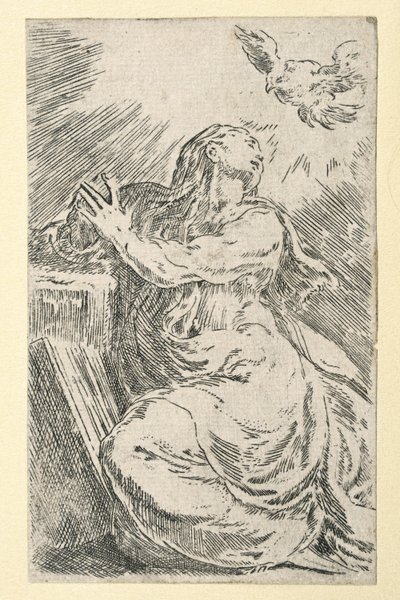 La Anunciación de Parmigianino