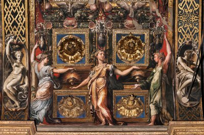 Las tres vírgenes sabias y las tres vírgenes necias, detalle de 3660863 de Parmigianino