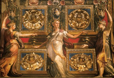 Tres Vírgenes Necias, por Francesco Mazzola, conocido como Parmigianino de Parmigianino