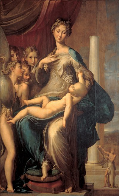 Madonna dal collo lungo (Madonna de cuello largo) de Parmigianino