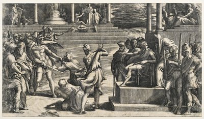 Martirio de San Pedro y San Pablo de Parmigianino