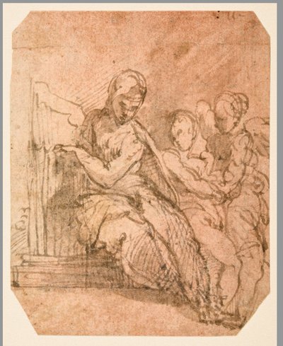 Santa Cecilia (derecha) de Parmigianino