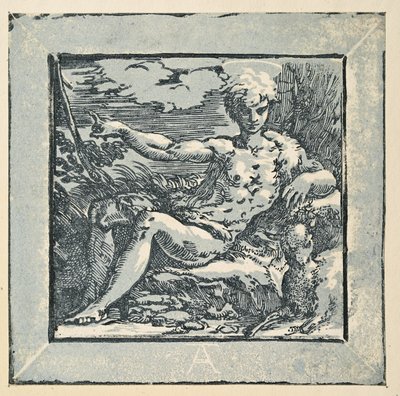 San Juan Bautista en el desierto de Parmigianino