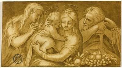 Sagrada Familia con María Magdalena de Parmigianino