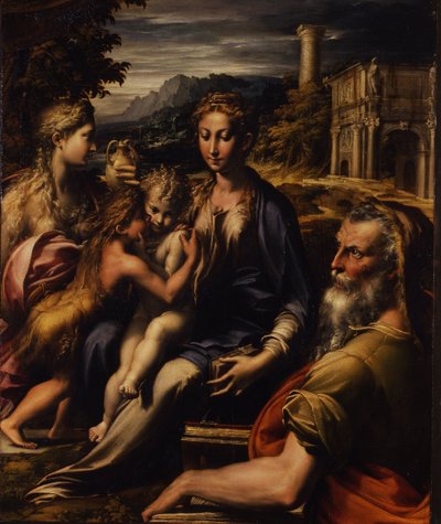 Madonna y el Niño con Santa Madonna di San Zaccaria de Parmigianino