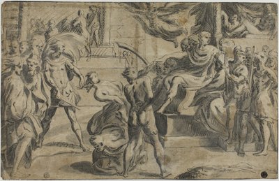 Martirio de los Santos Pedro y Pablo de Parmigianino